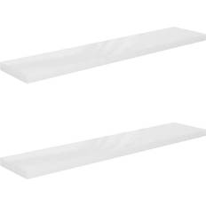 vidaXL 323821 Wall Shelf 120cm 2pcs