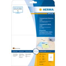 Herma Transparent Film Labels A4 21.5x0.7cm