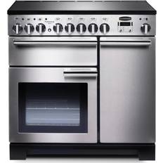 90cm - Catalytic Induction Cookers Rangemaster Professional Deluxe PDL90EISS/C Stainless Steel