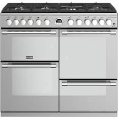 Stoves 100cm - Dual Fuel Ovens Cookers Stoves terling S1000DF 100cm Dual Fuel Stainless Steel