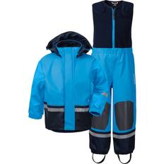 Insulating Function Rain Sets Children's Clothing Didriksons Boardman Kid's Rain Set - Sharp Blue (503968-332)