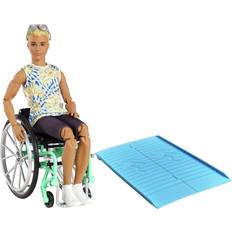 Barbie Ken Fashionistas Doll 167 with Wheelchair & Ramp