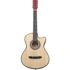 Brown Acoustic Guitars vidaXL Acoustic Guitar Western