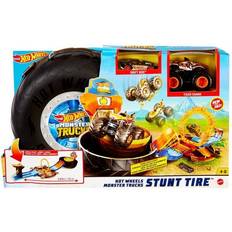 Mattel Toy Vehicles Mattel Hot Wheels Monster Trucks Stunt Tire Playset