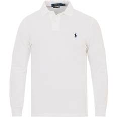 Polo Ralph Lauren M Polo Shirts Polo Ralph Lauren Custom Slim Fit Long Sleeve Polo Shirt - White