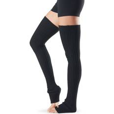 Wool Arm & Leg Warmers ToeSox Thigh High Leg Warmers Women - Black