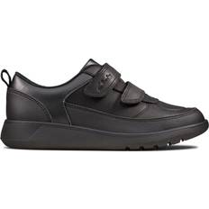 Best Low Top Shoes Children's Shoes Clarks Kid's Scape Flare - Black Leather