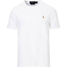 Polo Ralph Lauren White T-shirts Polo Ralph Lauren Classic Fit Soft Cotton Crewneck T-shirt - White