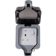 Grey Electrical Outlets Masterplug WP21