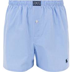 Polo Ralph Lauren Blue - Men Knickers Polo Ralph Lauren Woven Boxer Shorts - Mini Gingham Light Blue
