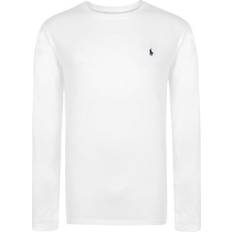 Polo Ralph Lauren Long Sleeve Crew Neck Jersey T-shirt - White/Navy