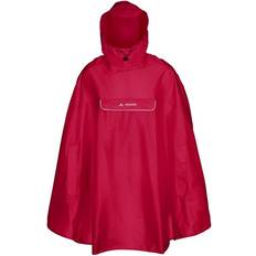 Men - Red Rain Clothes Vaude Valdipino Poncho - Indian Red