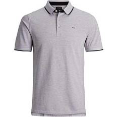 Jack & Jones Classic Polo Shirt - Grey/Light Grey Melange