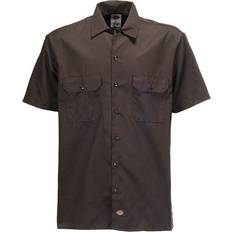 Dickies 1574 Original Short Sleeve Work Shirt - Dark Brown