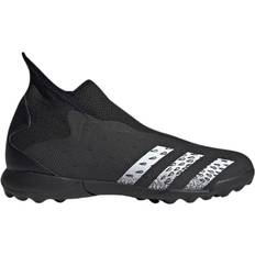 Adidas Men - Turf (TF) Football Shoes adidas Predator Freak.3 Laceless Turf - Core Black/Cloud White/Core Black