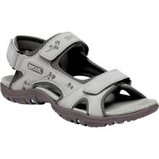 Grey Sport Sandals Regatta Haris - Light Steel/Granite