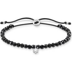 Onyx Jewellery Thomas Sabo Charm Club Bracelet - Silver/White/Onyx