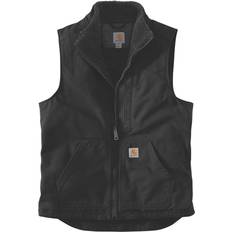 Carhartt Men Outerwear Carhartt Sherpa-Lined Mock Neck Vest - Black