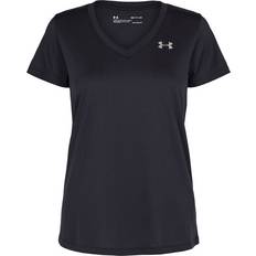 Under Armour Sportswear Garment - Women T-shirts & Tank Tops Under Armour Tech V Neck T-shirt Women - Black