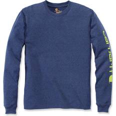 Carhartt Men T-shirts & Tank Tops Carhartt Long-Sleeved T-shirt - Deep Blue Indigo