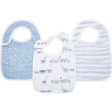 Aden + Anais Food Bibs Aden + Anais Rising Star Cotton Muslin Snap Bib 3-pack