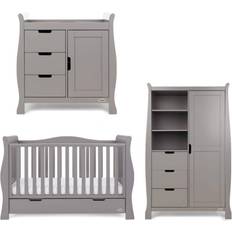 Storage Option Furniture Set OBaby Stamford Luxe Sleigh 3 Piece Room Set