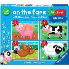 Ravensburger Jigsaw Puzzles Ravensburger My First Puzzles On The Farm 14 Pieces