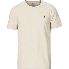 Polo Ralph Lauren Beige Clothing Polo Ralph Lauren Crew Neck T-shirt - Expedition Dune Heather