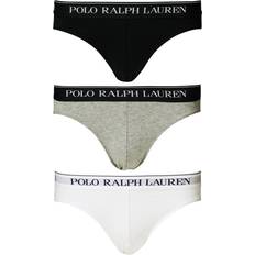 Briefs - White Men's Underwear Polo Ralph Lauren Classic Briefs 3-pack - Black/Grey/White