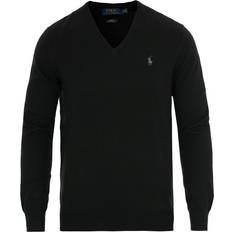 Polo Ralph Lauren Pima Cotton V-neck Pullover - Black