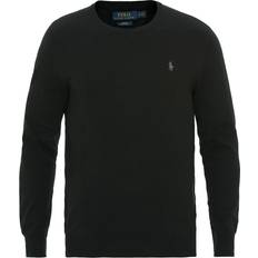 Polo Ralph Lauren Pima Cotton Crew Neck Pullover Polo - Black