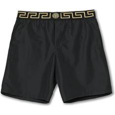 Versace Greca Border Swim Trunks - Black