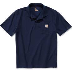 Carhartt Polo Shirts Carhartt Contractor's Work Pocket Polo - Navy