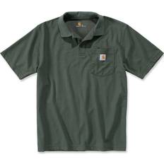 Carhartt Polo Shirts Carhartt Contractor's Work Pocket Polo - Moss