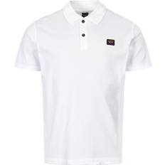 Paul & Shark Iconic Badge Polo Shirt - White