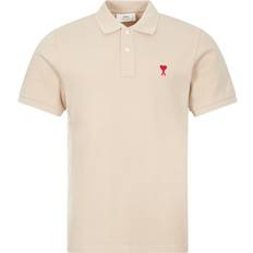 Ami Paris Ami de Coeur Polo Shirt - Beige