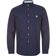 Men - XXL Shirts Paul Smith Long Sleeve Tailored Shirt - Navy