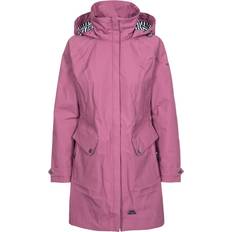 Trespass S - Women Rain Jackets & Rain Coats Trespass Rainy Day Waterproof Jacket Women's - Mauve