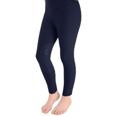 Hy Equestrian Blizzard Softshell Silicone Knee Patch Riding Tights Junior