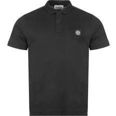 Stone Island Short Sleeve Polo Shirt - Black