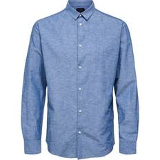 Selected Men Clothing Selected Linen Shirt - Light Blue