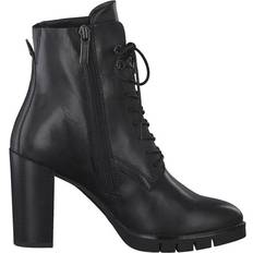 Tamaris Leather Bootie - Black