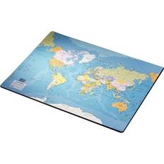 Esselte Writing Pad with World Map 40x53cm