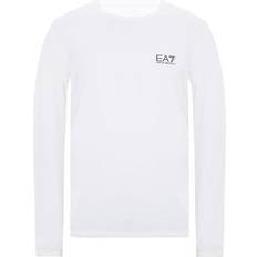 EA7 Core Long Sleeve Sweater - White