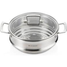 Stainless Steel Inserts Le Creuset 3-Ply Stainless Steel Large Multi Steam Insert