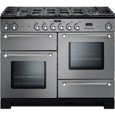 Stainless Steel Gas Cookers Rangemaster KCH110NGFSS/C Kitchener 110cm Gas Chrome, Stainless Steel