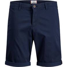 Jack & Jones Bowie Solid Chino Shorts - Blue/Navy Blazer