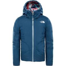 The North Face Winter jackets The North Face Girls Reversible Perrito Jacket - Blue Wing Teal (C2324100)