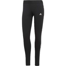 Adidas Slim Trousers & Shorts Adidas Women's Loungewear Essentials 3-Stripes Leggings - Black/White