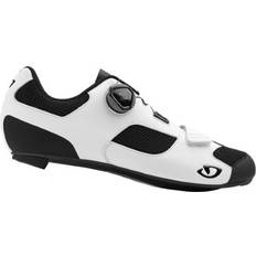 Carbon Fiber Cycling Shoes Giro Trans Boa - White/Black